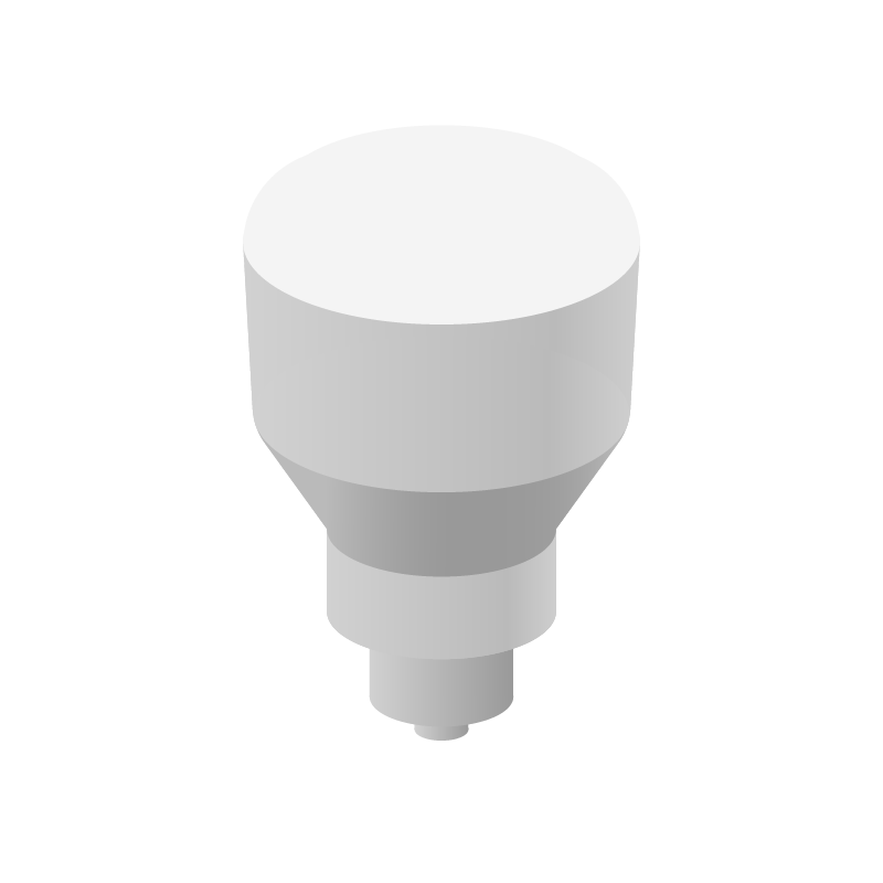 スマートLED電球のイラスト 素材