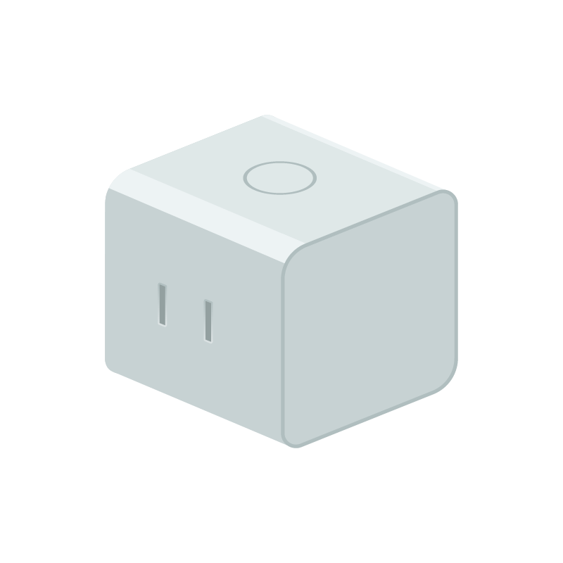 スマートWifiプラグのイラスト 素材