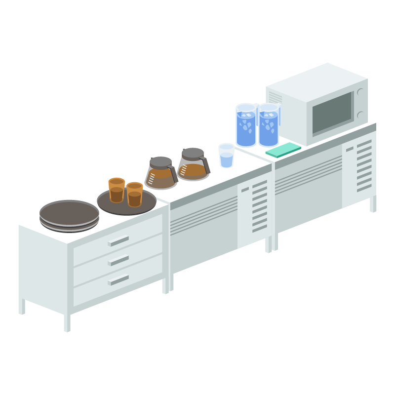 厨房・キッチン設備のイラスト 素材