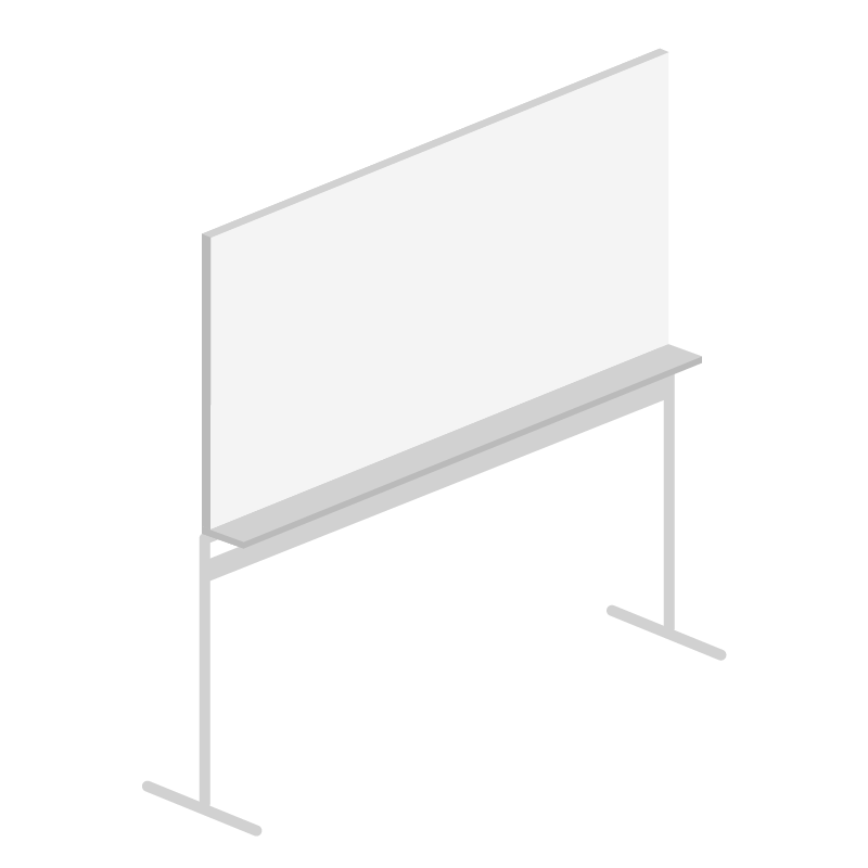 ホワイトボードのイラスト 素材