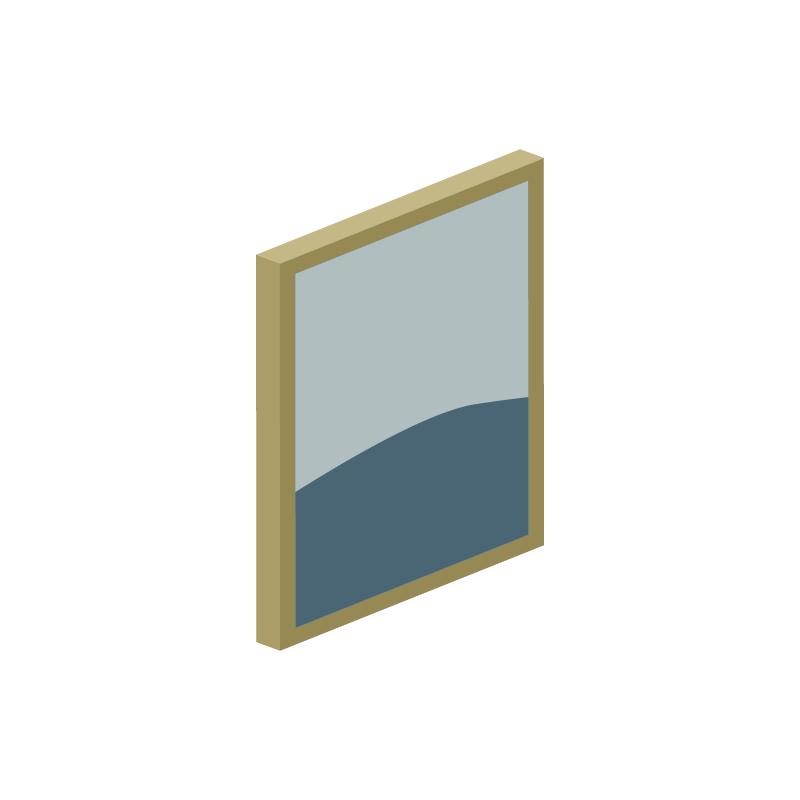額縁のイラスト 素材