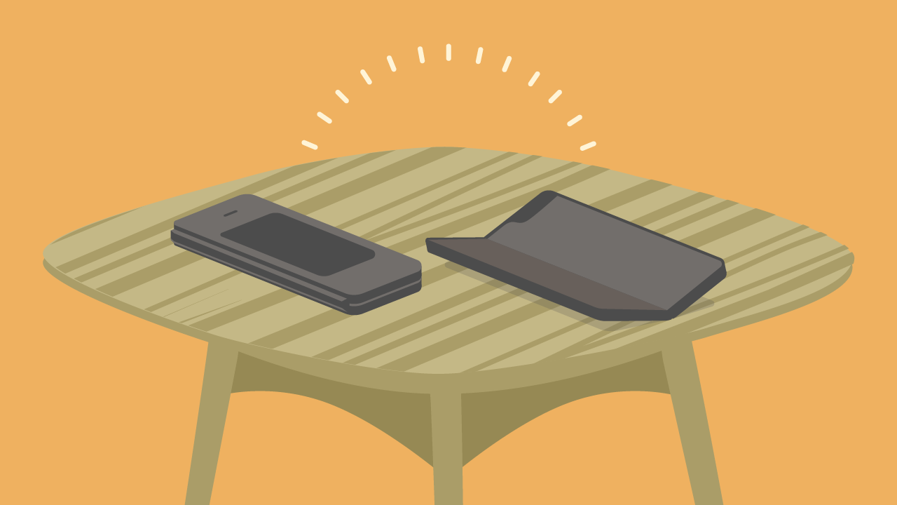 折りたためるスマホ
